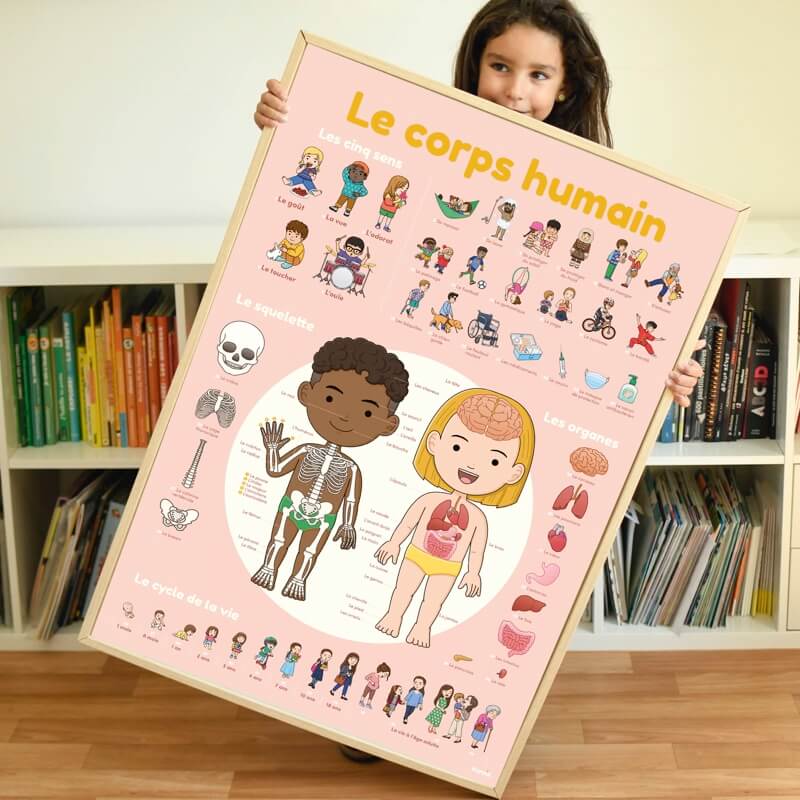 Poppik - Sticker Poster - Human Body | Scout & Co