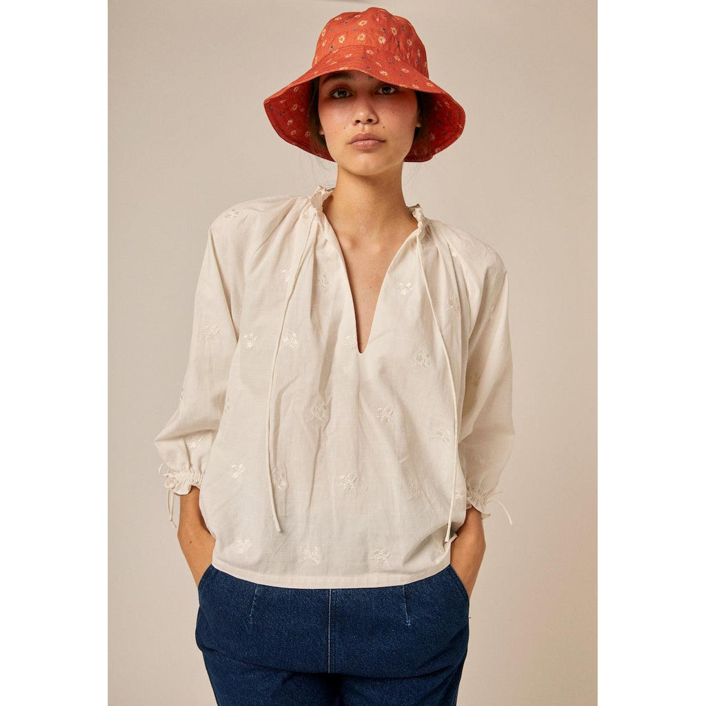 Sideline - Joss embroidered top - women | Scout & Co