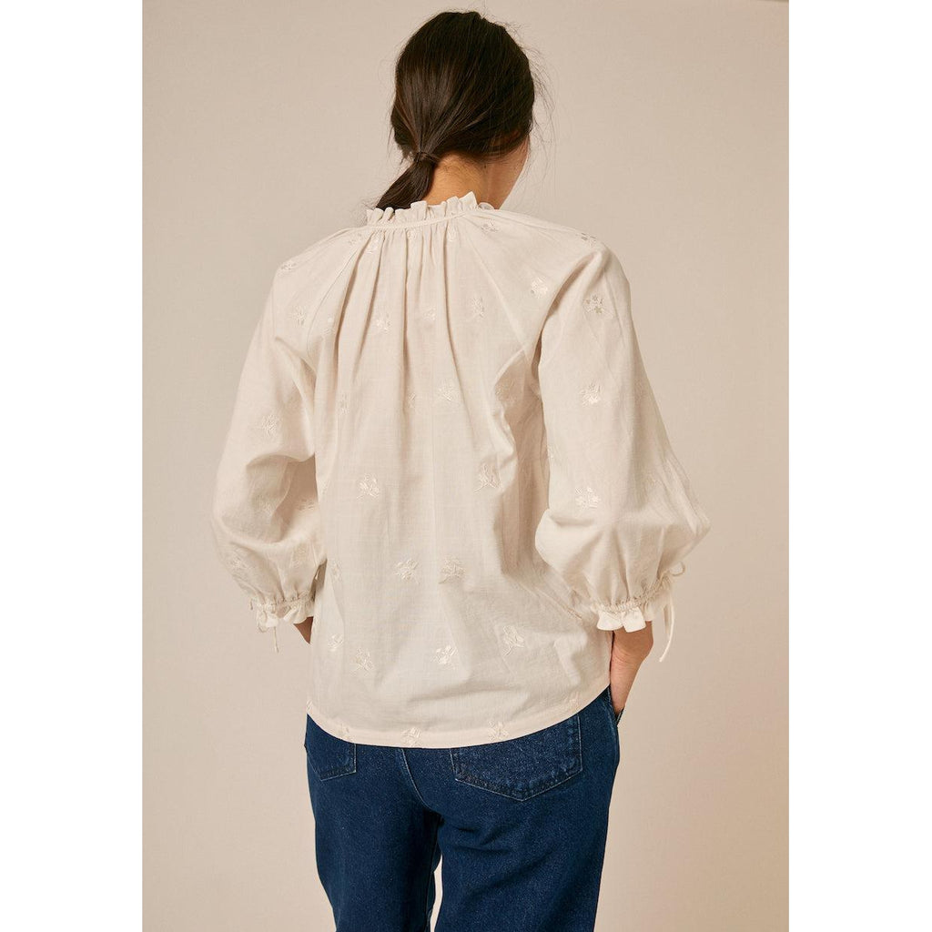 Sideline - Joss embroidered top - women | Scout & Co