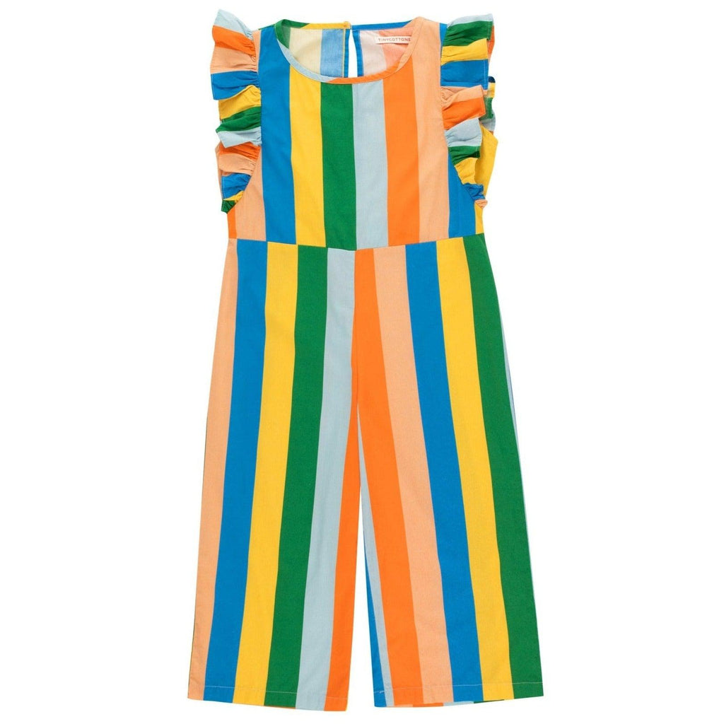 Tiny Cottons - Multicolour Stripes overall | Scout & Co