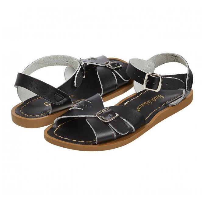 Saltwater Classic Sandals - Black - Adult | Scout & Co