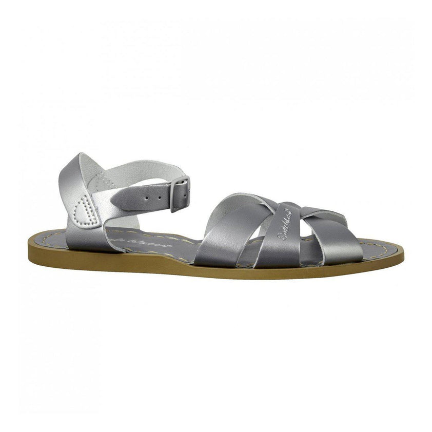 Saltwater Original Sandals Children Pewter - UK Stockist | Scout & Co