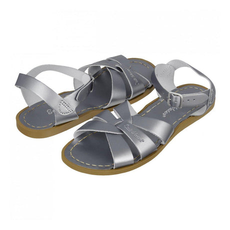 Saltwater Original Premium Sandals - Pewter - Kids | Scout & Co