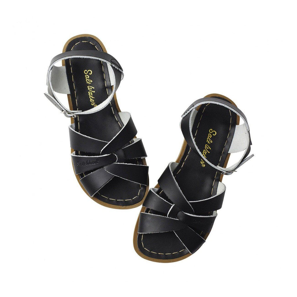 Saltwater Original Sandals - Black - Adult | Scout & Co