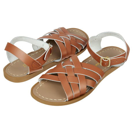 Saltwater Retro Sandals - Tan - Adult | Scout & Co