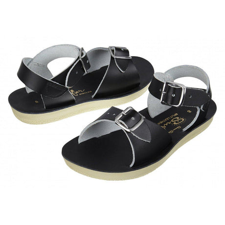 Saltwater Surfer Sandals - Black - Kids | Scout & Co