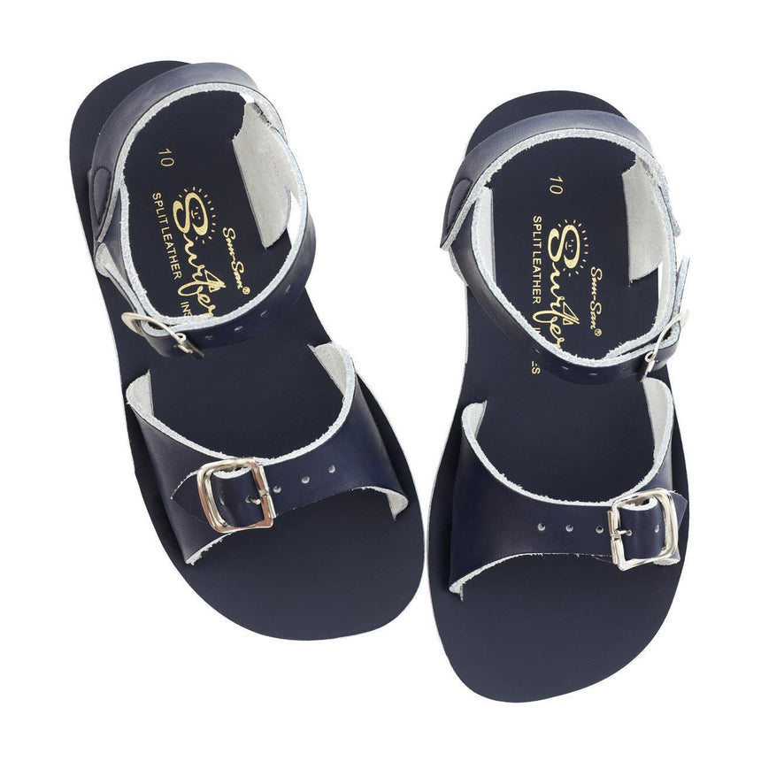 Saltwater Surfer Sandals - Navy | Scout & Co