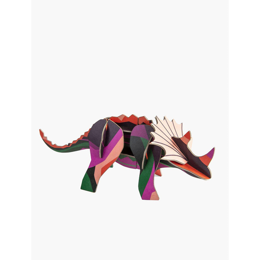 STUDIO ROOF T-Rex Totem Figur – 3D Kartonmodell Zum Zusammenstecken, Recycelt