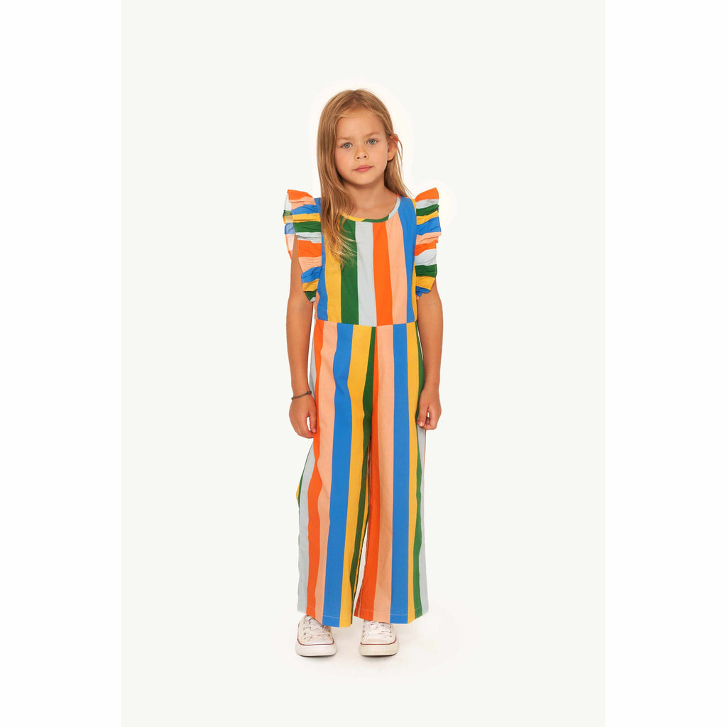 Tiny Cottons - Multicolour Stripes overall | Scout & Co