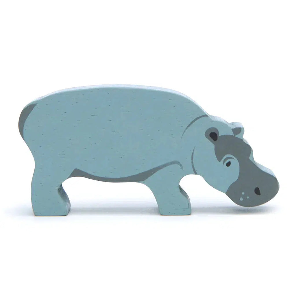 Tenderleaf Toys - Safari wooden toy animal - Hippopotamus | Scout & Co