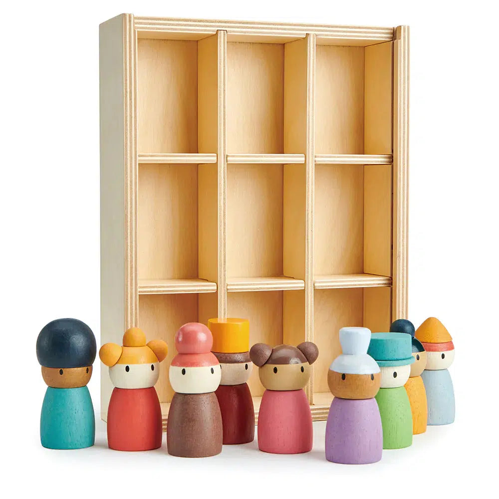 Tenderleaf Toys - Happy Folk Hotel wooden play set | Scout & Co