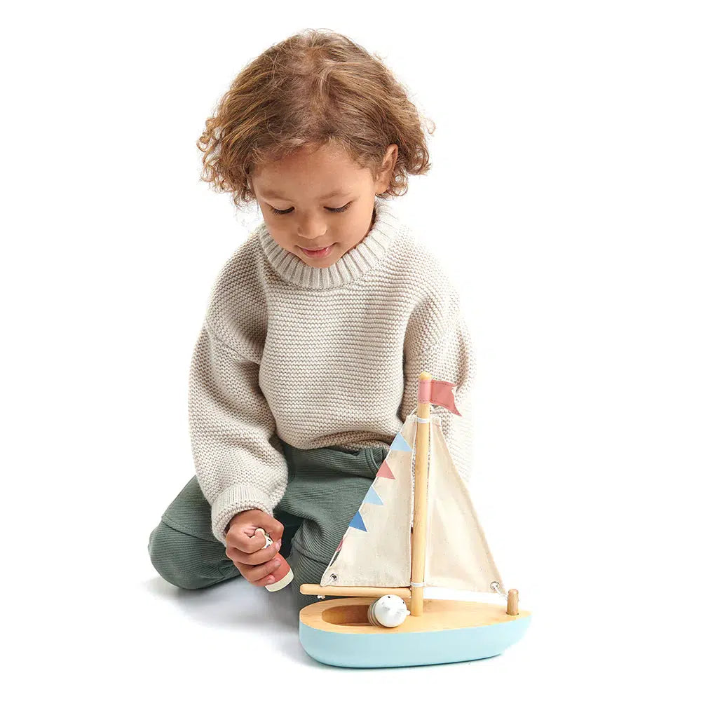 Tenderleaf Toys - Sailaway Boat wooden play set | Scout & Co