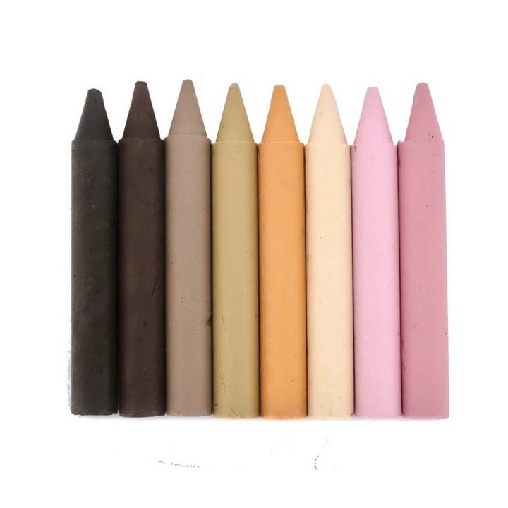 Hautfarben Buntstifte - Skin Tones wax crayons - set of 8 | Scout & Co