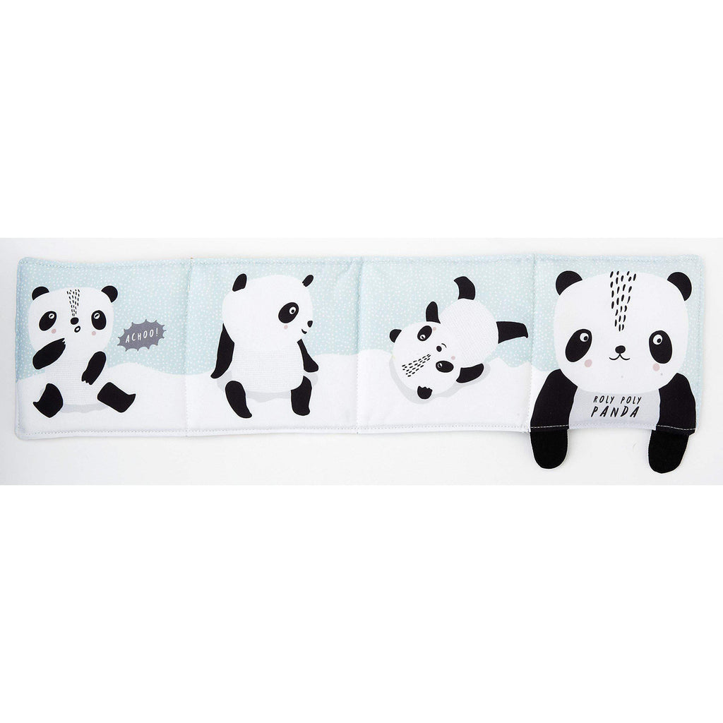 Wee Gallery: Roly Poly Panda baby cloth book | Scout & Co