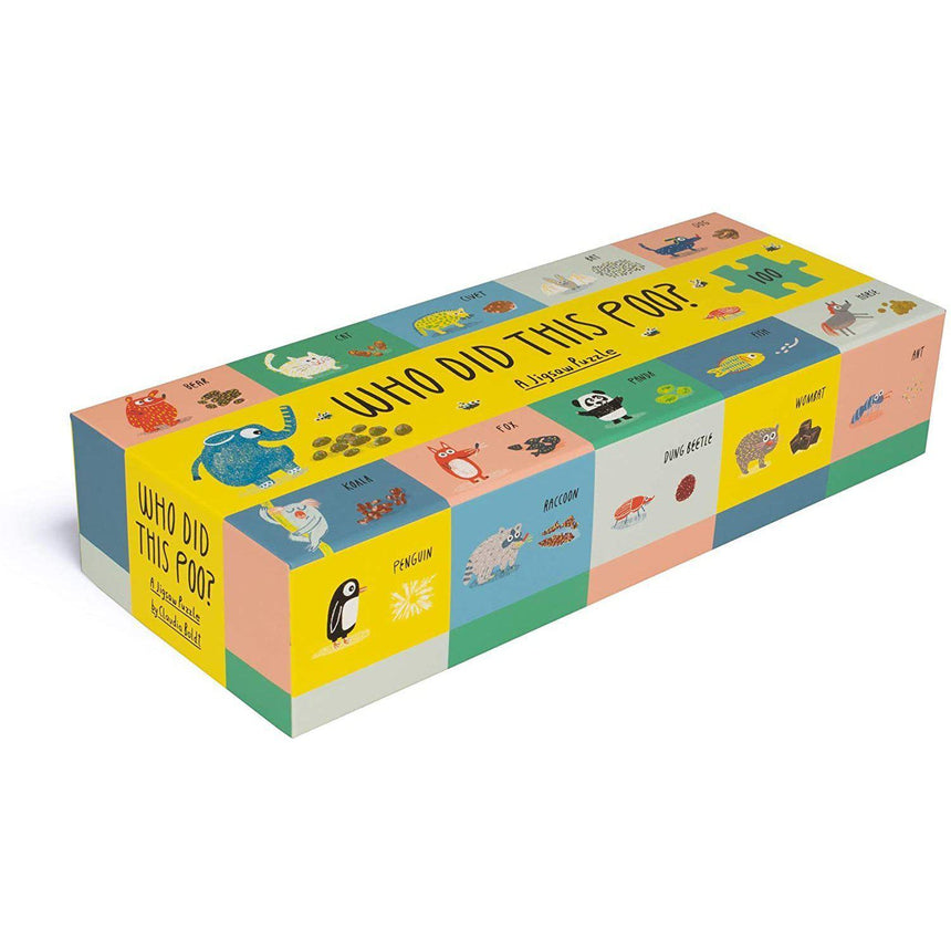 Who Did This Poo? 100-piece jigsaw puzzle - Aidan Onn & Claudia Boldt | Scout & Co