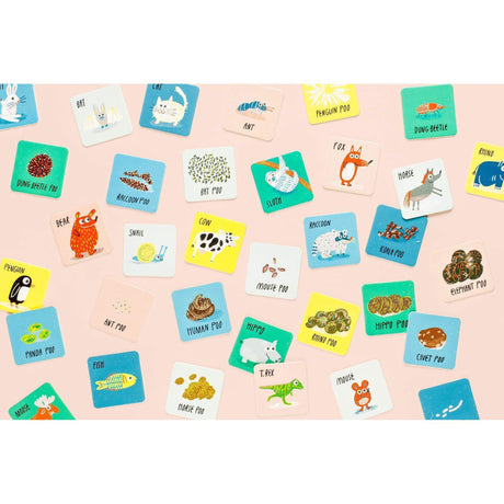 Who Did This Poo? matching & memory game - Claudia Boldt | Scout & Co