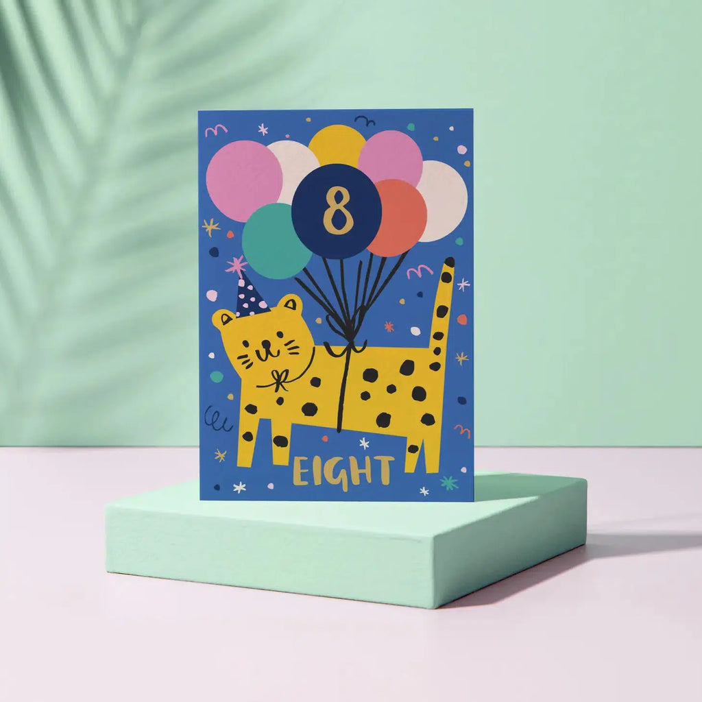 Rumble Cards - Tiger 8th birthday card | Scout & Co