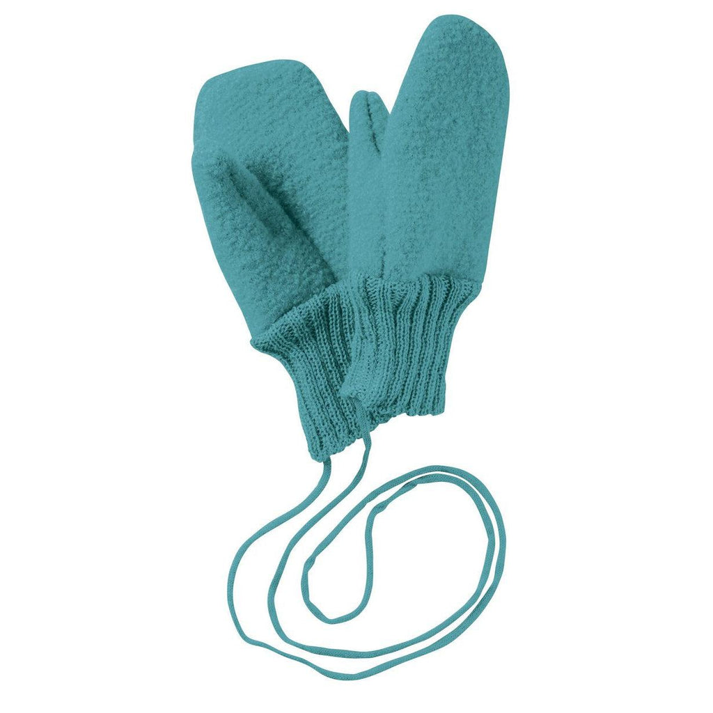 Disana - Boiled merino wool gloves - Lagoon | Scout & Co