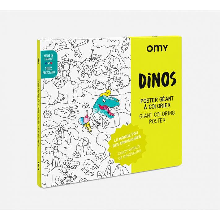 OMY - colouring poster - Dinosaurs | Scout & Co