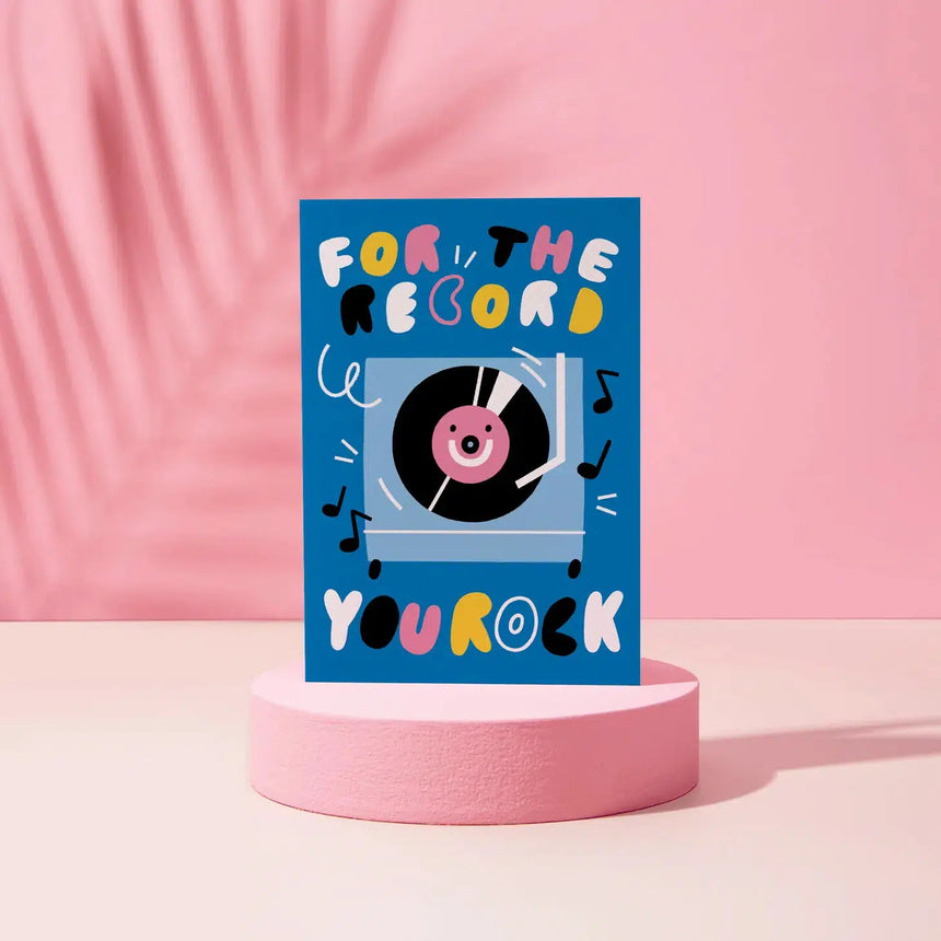 Rumble Cards - Just For The Record card | Scout & Co
