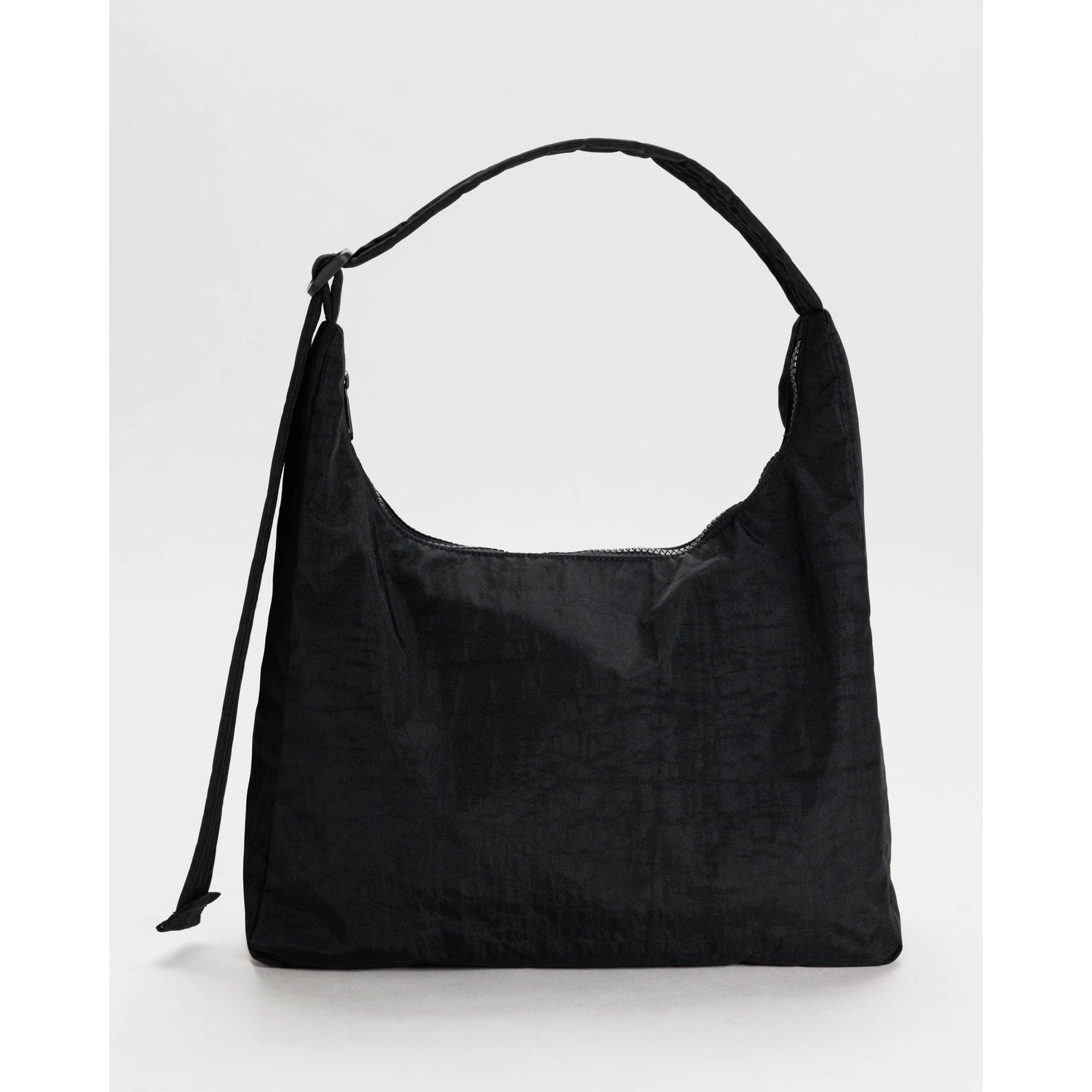 black zippered shoulder bag | agnès b.