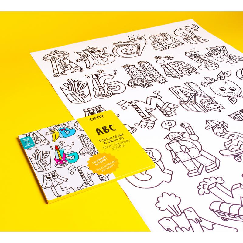 OMY - colouring poster - ABC | Scout & Co