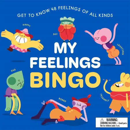 My Feelings Bingo game - Emily Midouhas | Scout & Co
