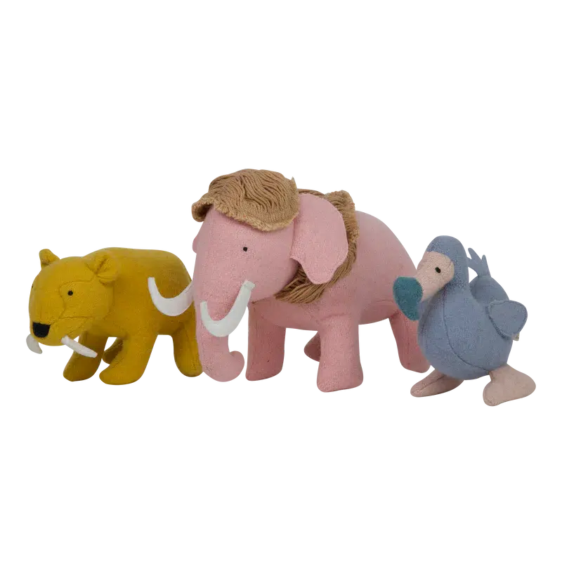 Olli Ella - Holdie Folk Extinct Animals soft toys - set of 3 | Scout & Co