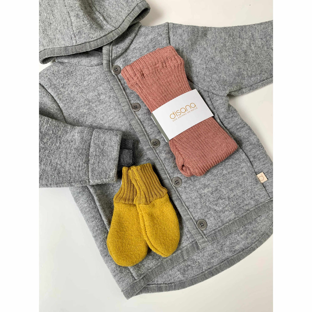 Disana - Boiled merino wool jacket - Grey | Scout & Co