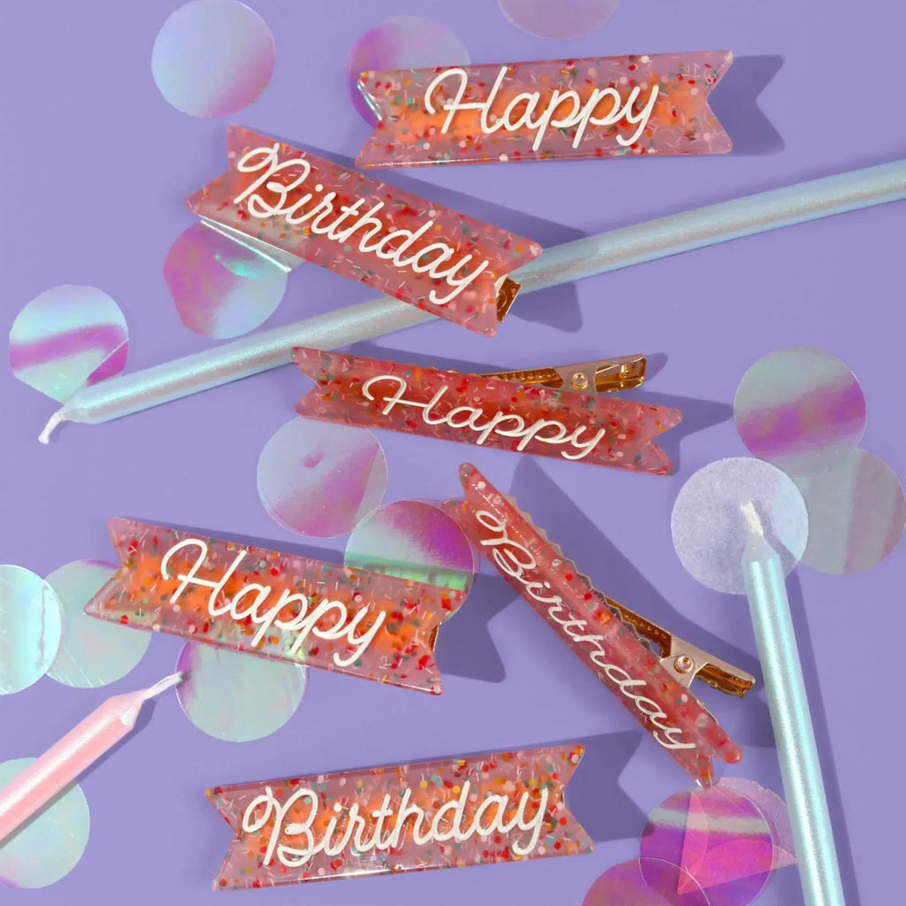 Eugenia Kids - Happy Birthday hair clips | Scout & Co