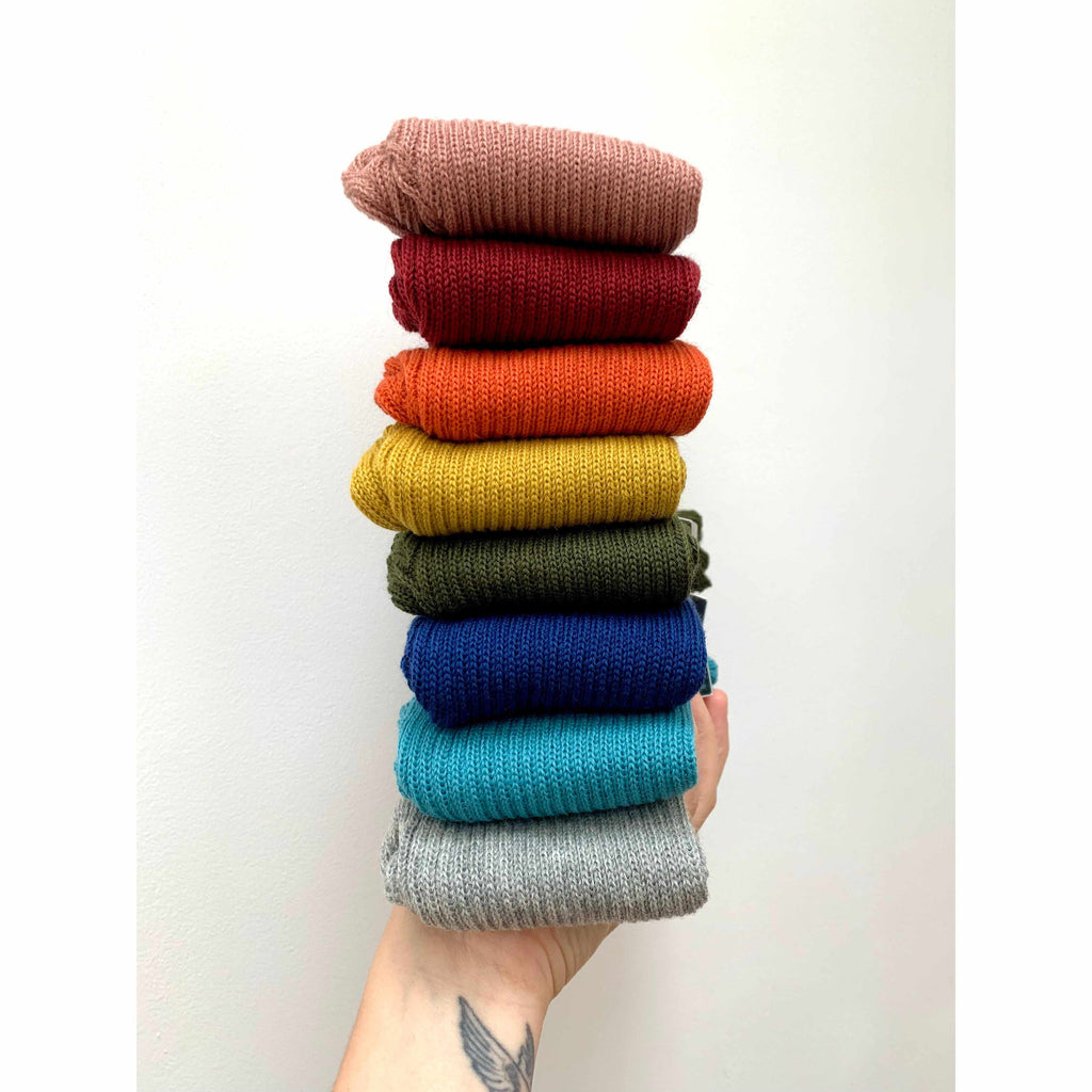 Disana - Merino wool knit leggings - Grey | Scout & Co