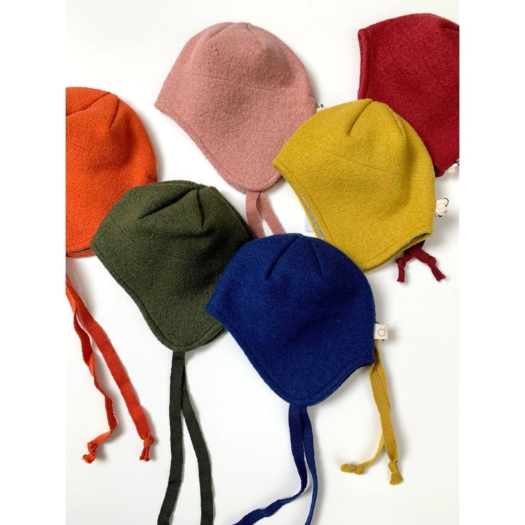 Disana - Boiled merino wool hat - Navy | Scout & Co