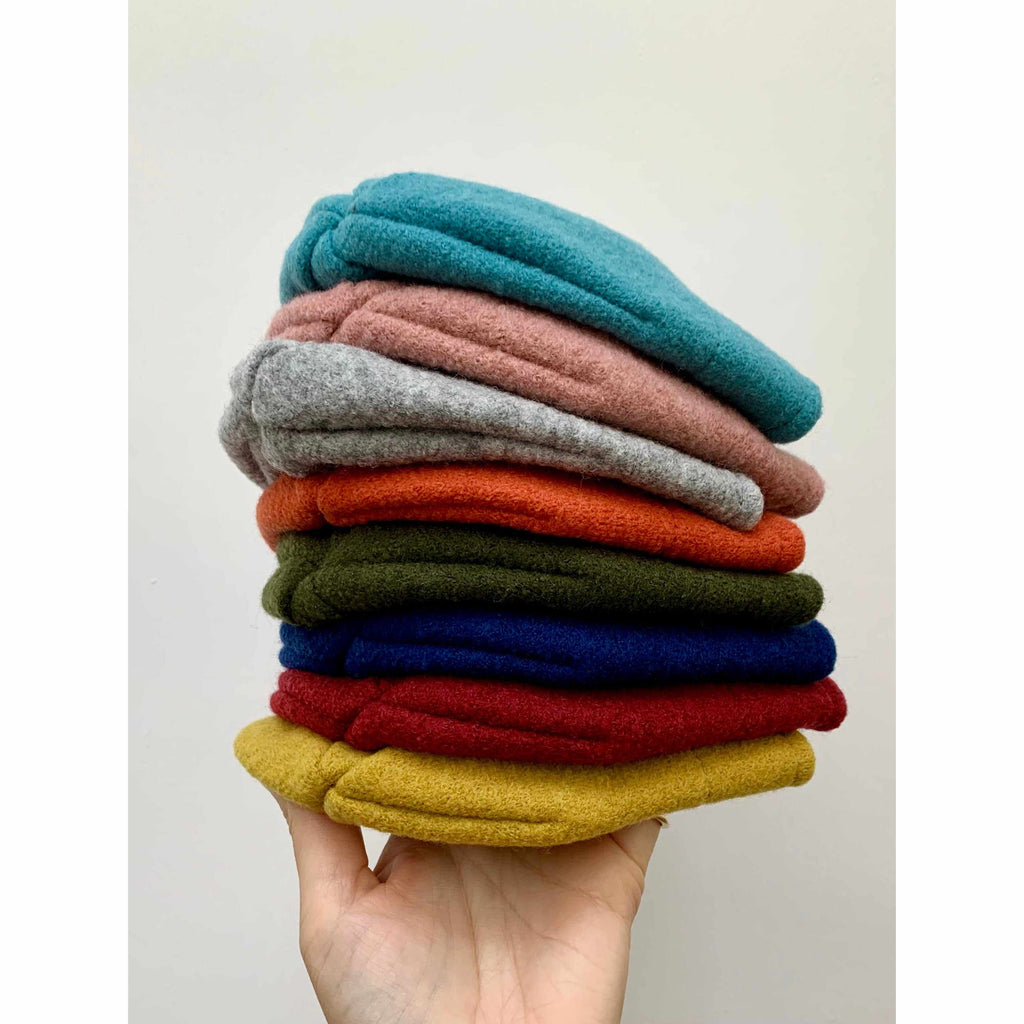 Disana - Boiled merino wool hat - Orange | Scout & Co
