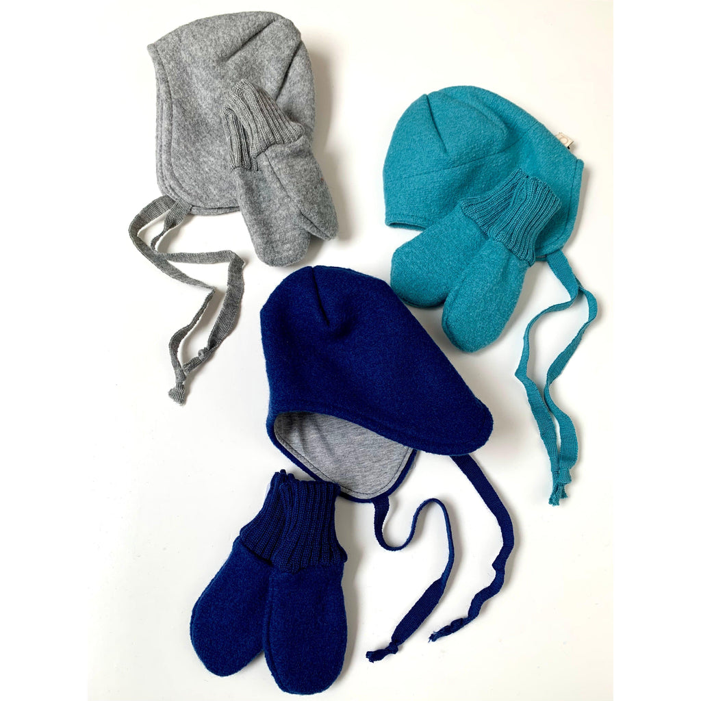 Disana - Boiled merino wool hat - Lagoon | Scout & Co
