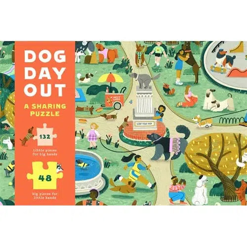 Dog Day Out! 180-piece sharing jigsaw puzzle | Scout & Co