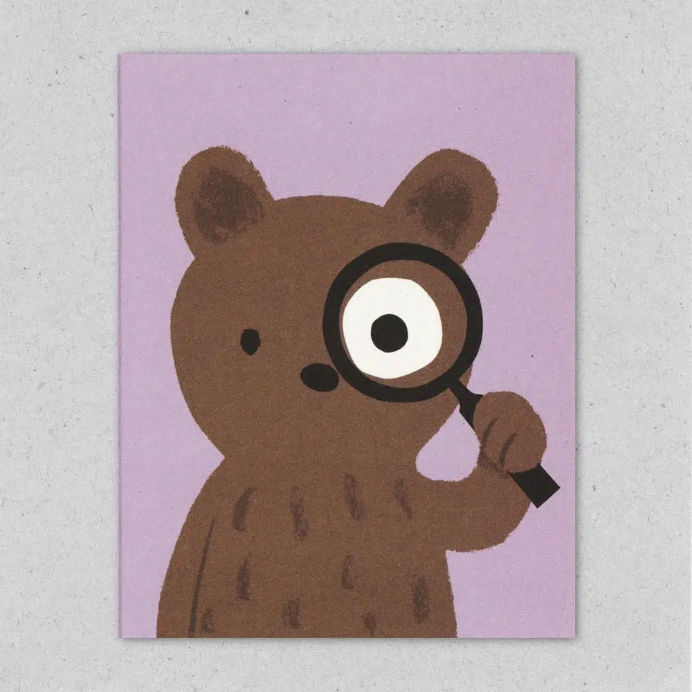 Lisa Jones Studio - Inspector Bear card | Scout & Co