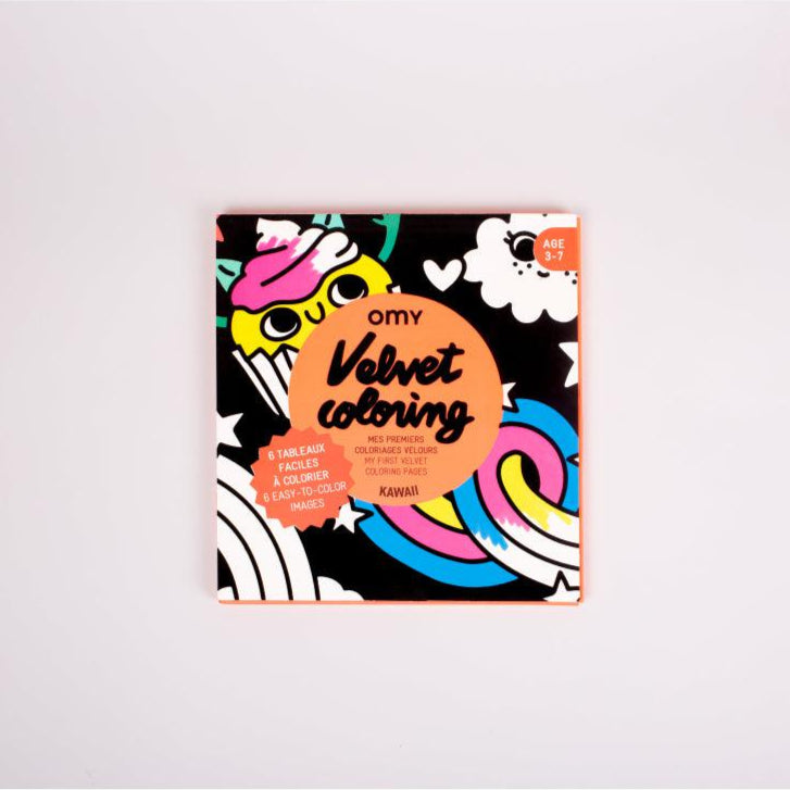 OMY - Velvet Colouring - Kawaii | Scout & Co