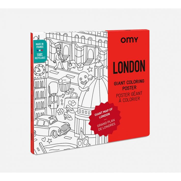 OMY - colouring poster - London | Scout & Co