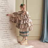 Meri Meri - Gold ruffle cape dress-up kit | Scout & Co