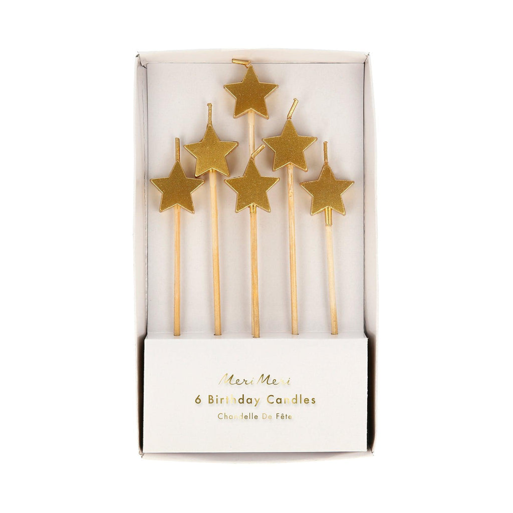 Meri Meri - Gold star candles | Scout & Co