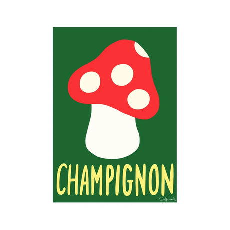 Wolfnoodle - A4 print - Champignon | Scout & Co