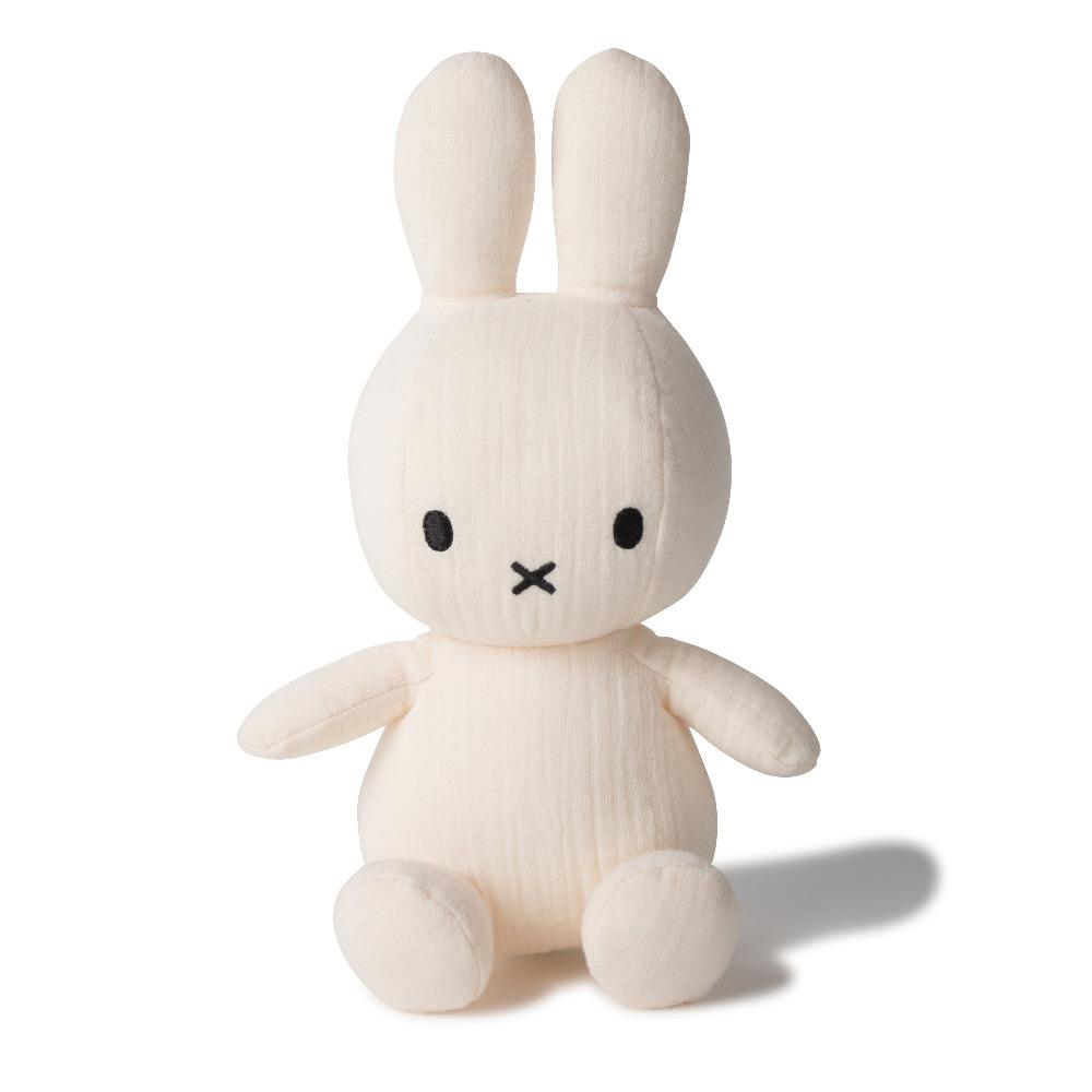Miffy - cream mouselline soft toy - large | Scout & Co