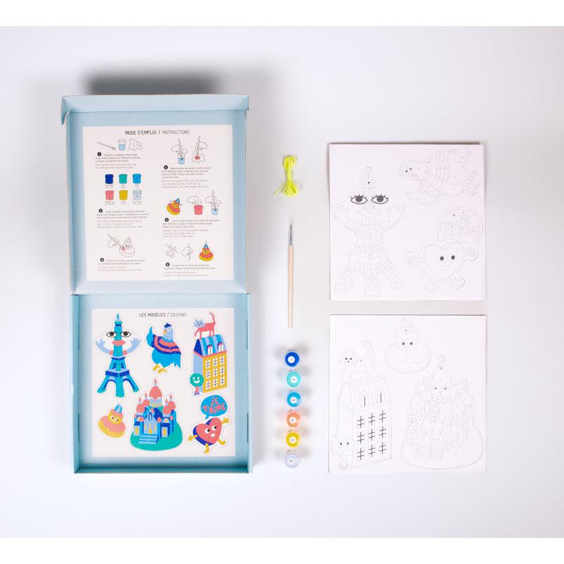 OMY - Paint Box painting by numbers kit - Paris | Scout & Co