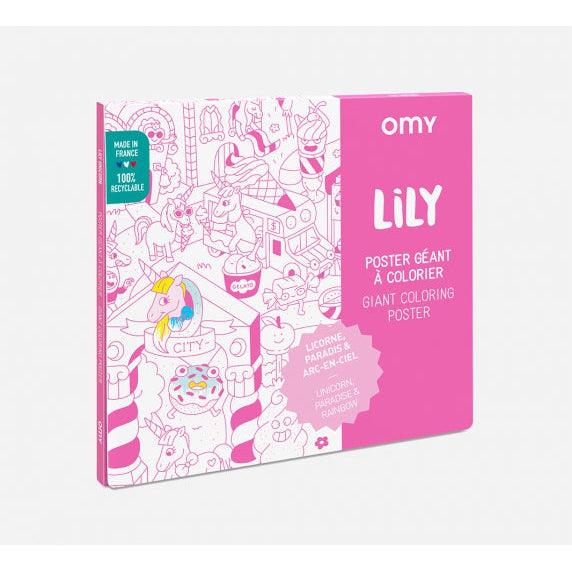 OMY - colouring poster - Lily | Scout & Co