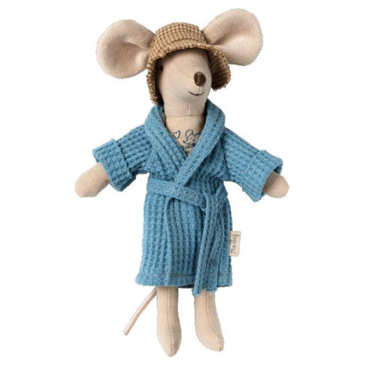 Maileg - Dusty blue bathrobe for mouse | Scout & Co