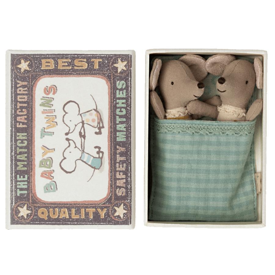 Maileg - Baby mice twins in box | Scout & Co