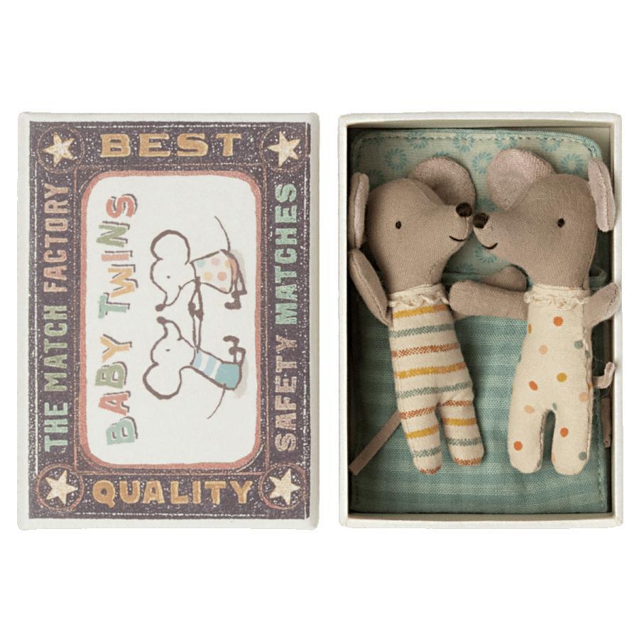 Maileg - Baby mice twins in box | Scout & Co