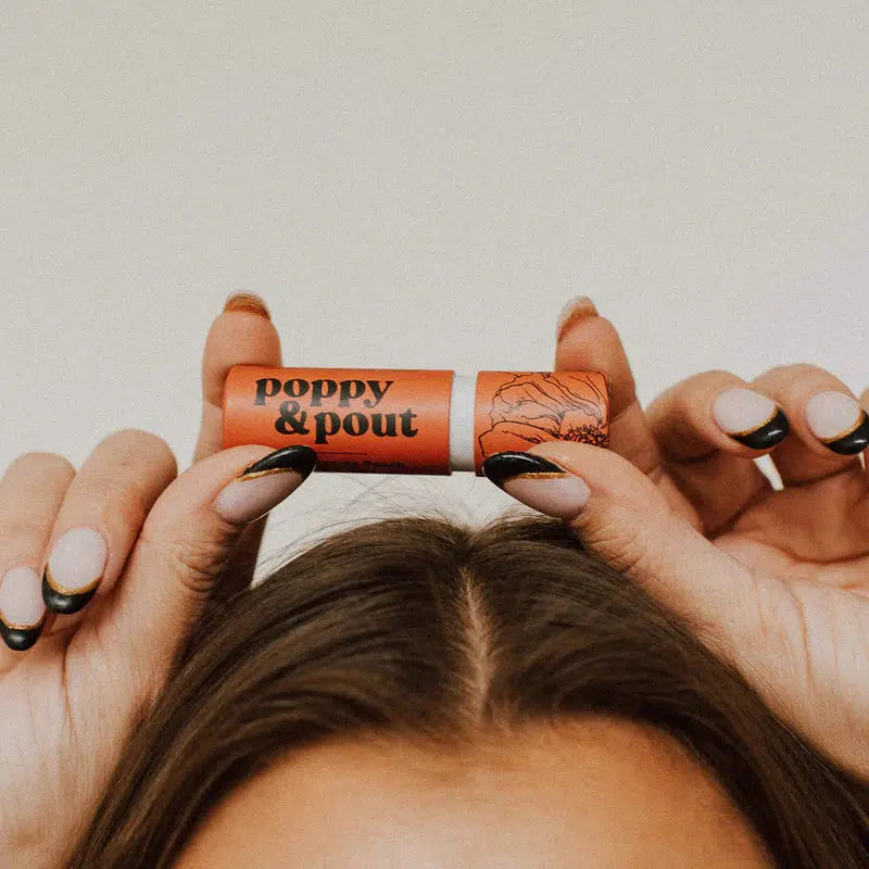 Poppy & Pout - Lip Balm - Pomegranate Peach | Scout & Co