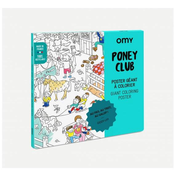 OMY - colouring poster - Pony Club | Scout & Co