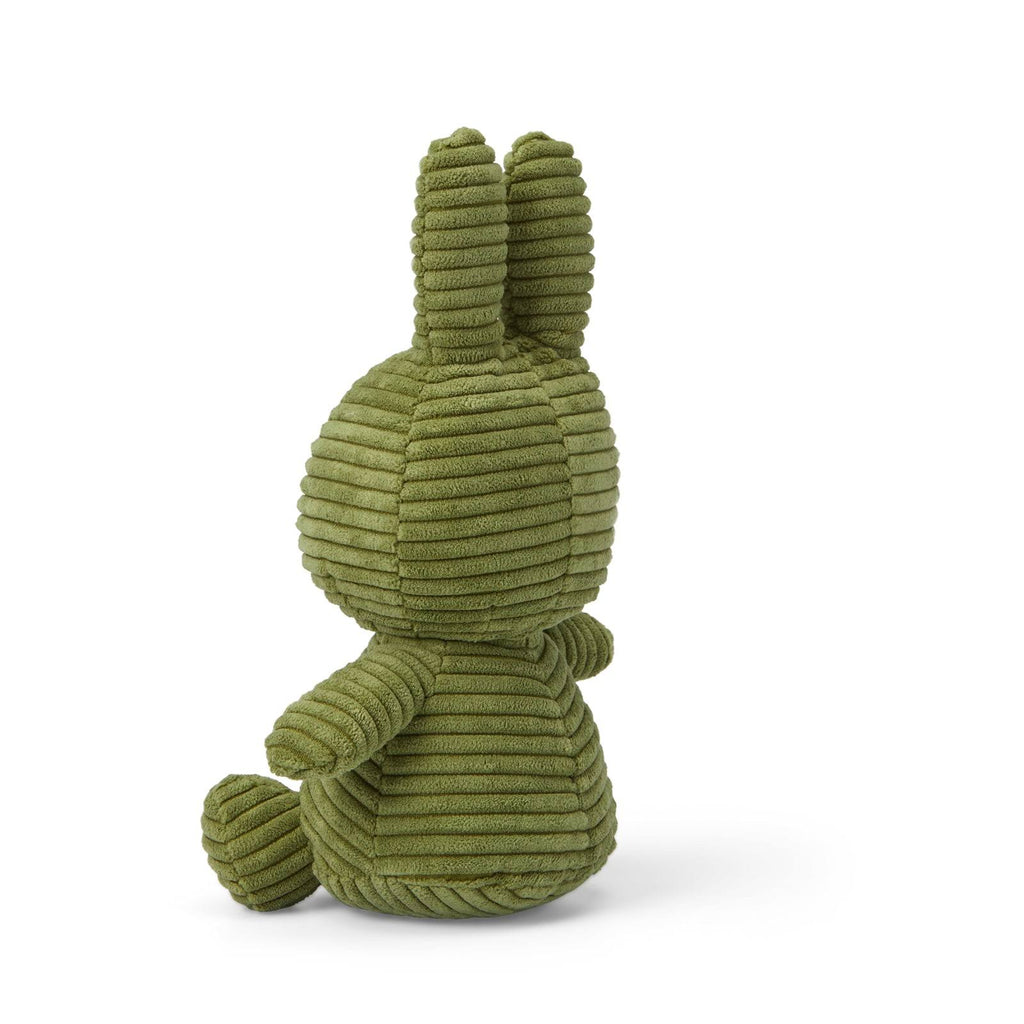 Miffy - olive green corduroy soft toy | Scout & Co